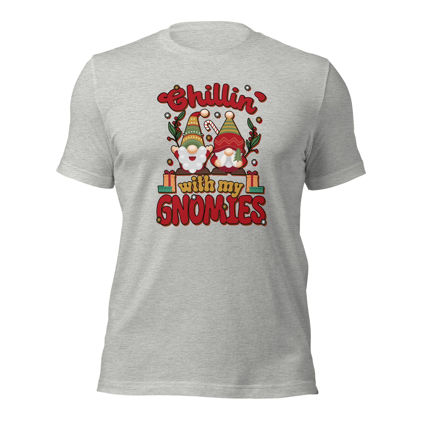 Chillin With My Gnomies Christmas Unisex Light Shirt