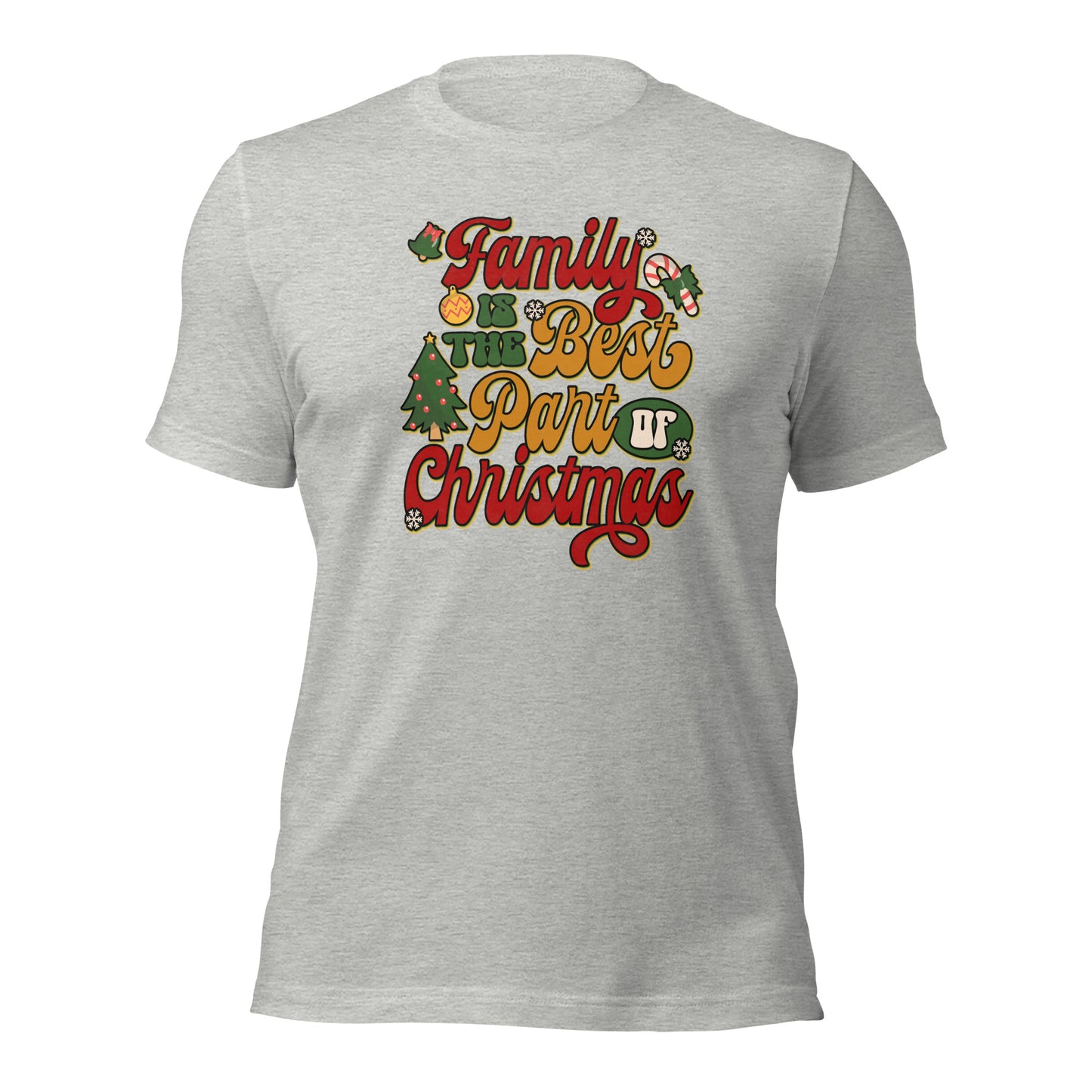 Family Is The Best Part Of Christmas Family Outfit Light Shirt