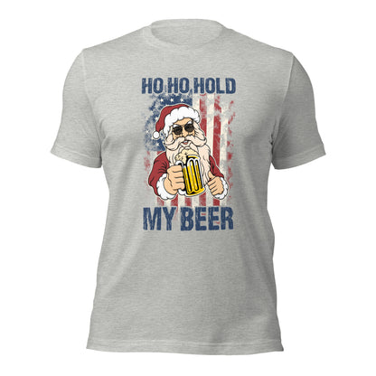 Ho Ho Hold My Beer Christmas In July Light Shirt