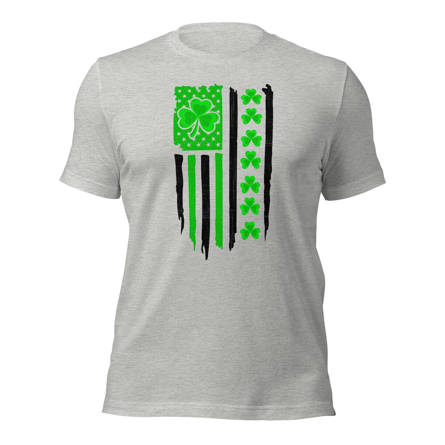 USA Flag Shirt St. Patrick's Day Military Unisex Light T-Shirt