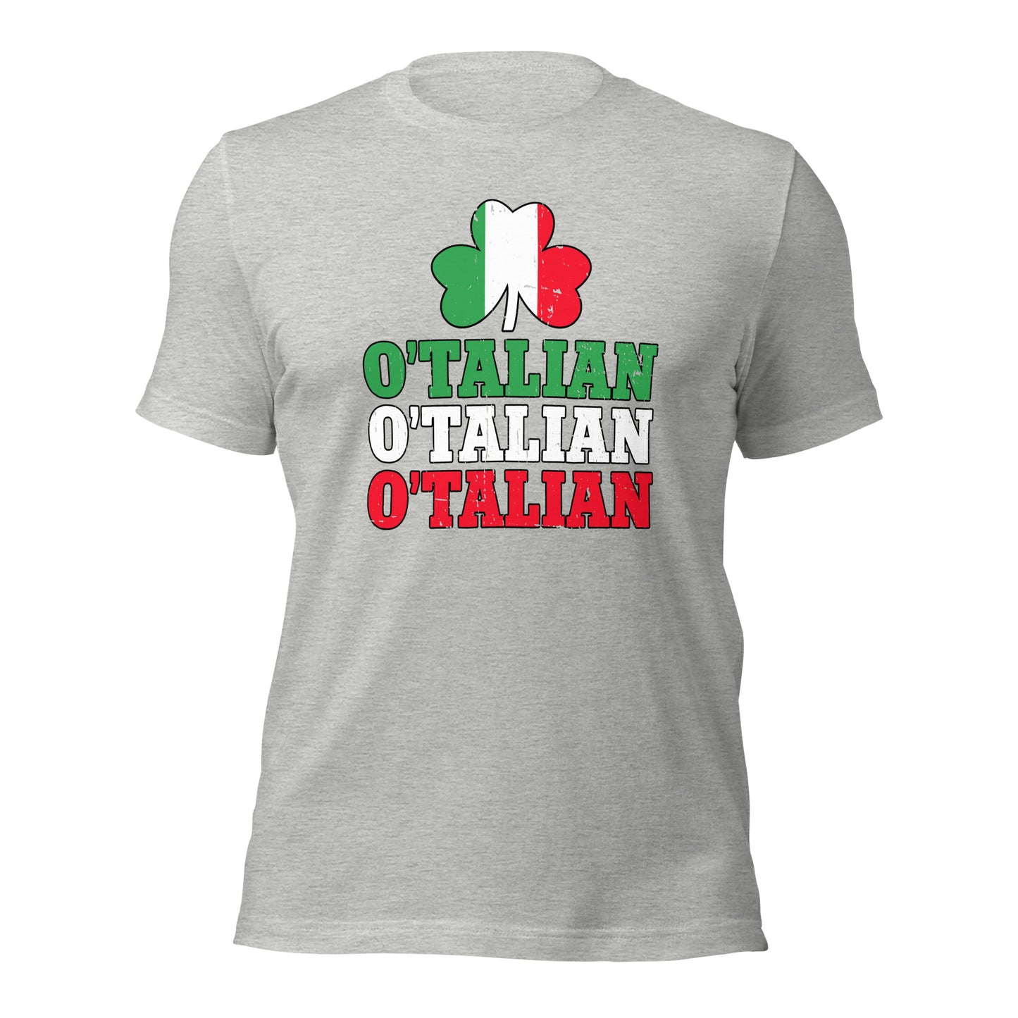 O' Talian Green St. Patricks Is Italian Unisex Light Shirt