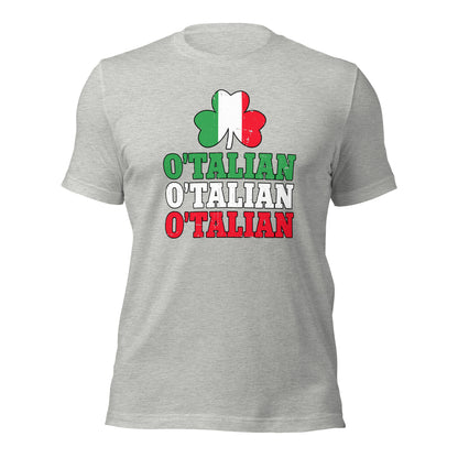 O' Talian Green St. Patricks Is Italian Unisex Light Shirt