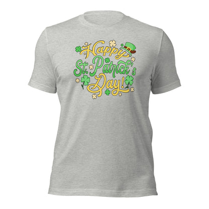 Happy St. Patricks Day Lucky Shamrock Unisex Light Shirt