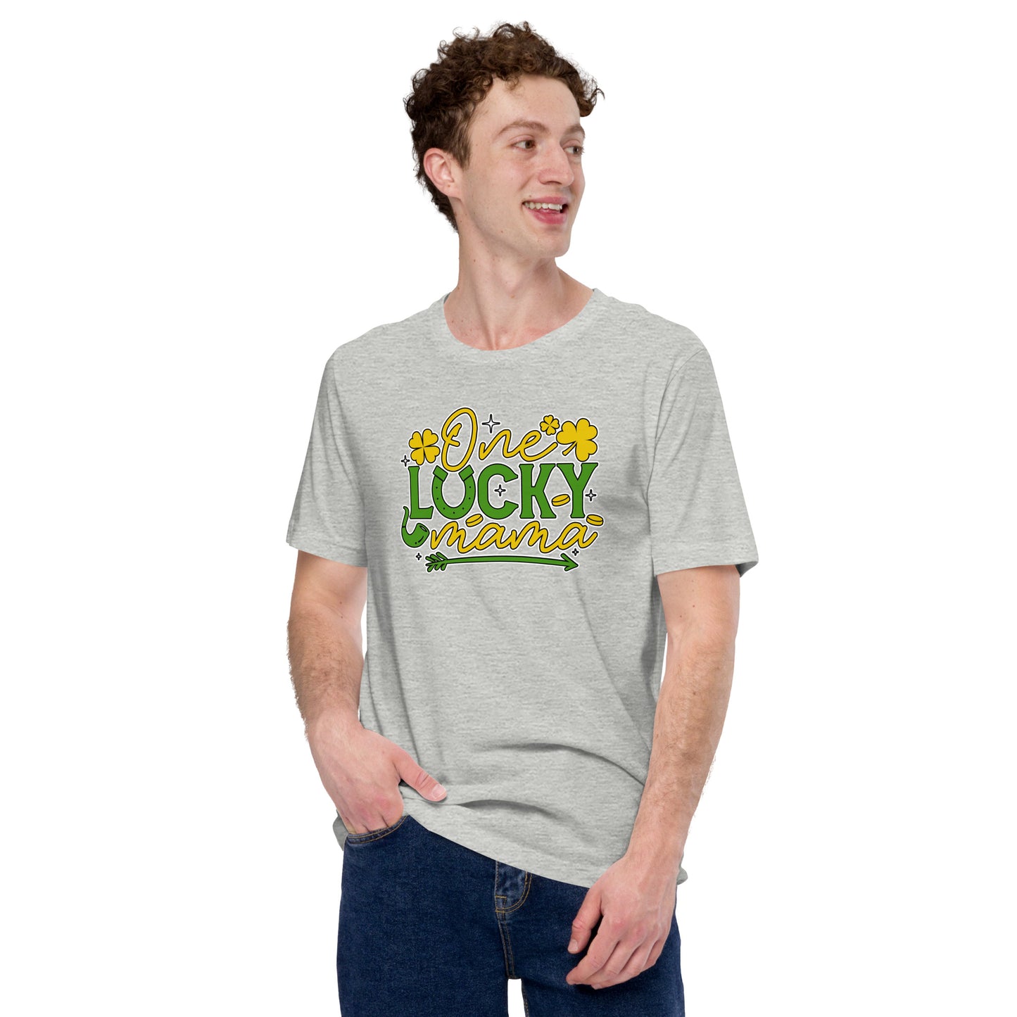 One Lucky Mama St. Pattys Lucky Day Unisex Light Shirt