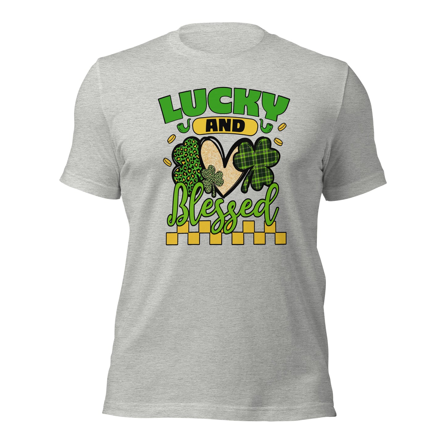 Lucky And Blessed Green Day Lucky Heart Unisex Shirt