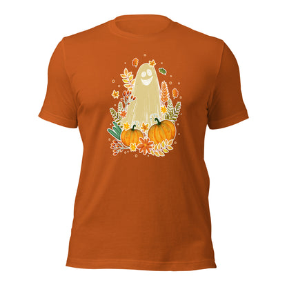 Spooky Ghost Autumn Fall Thanksgiving Unisex Dark Shirt