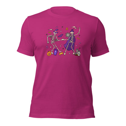 Dancing Skeleton Halloween Dias De Los Muertos Unisex Light Shirt