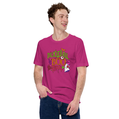 PickleBall Is BooTiful Halloween Coach Unisex Light Tee