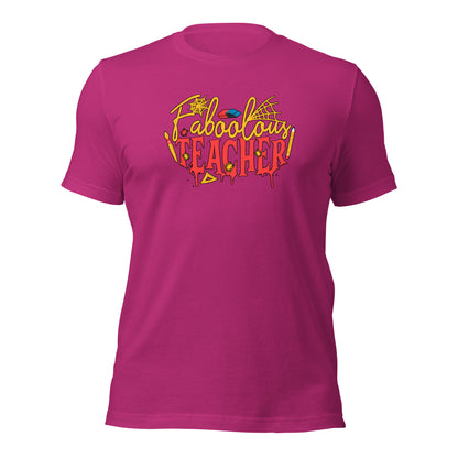 Faboolous Teacher Gift Idea For Teacher Halloween Unisex Light Shirt