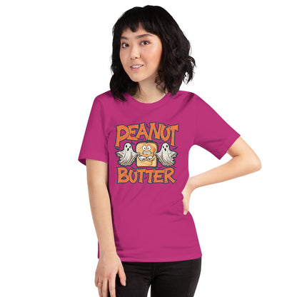 Halloween Peanut Butter Ghost & Butter Spooky Season Unisex Light Tee