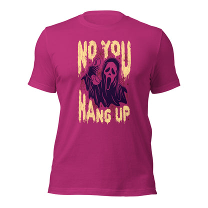 No You Hang Up Scream Spooky Season Halloween Light Tee