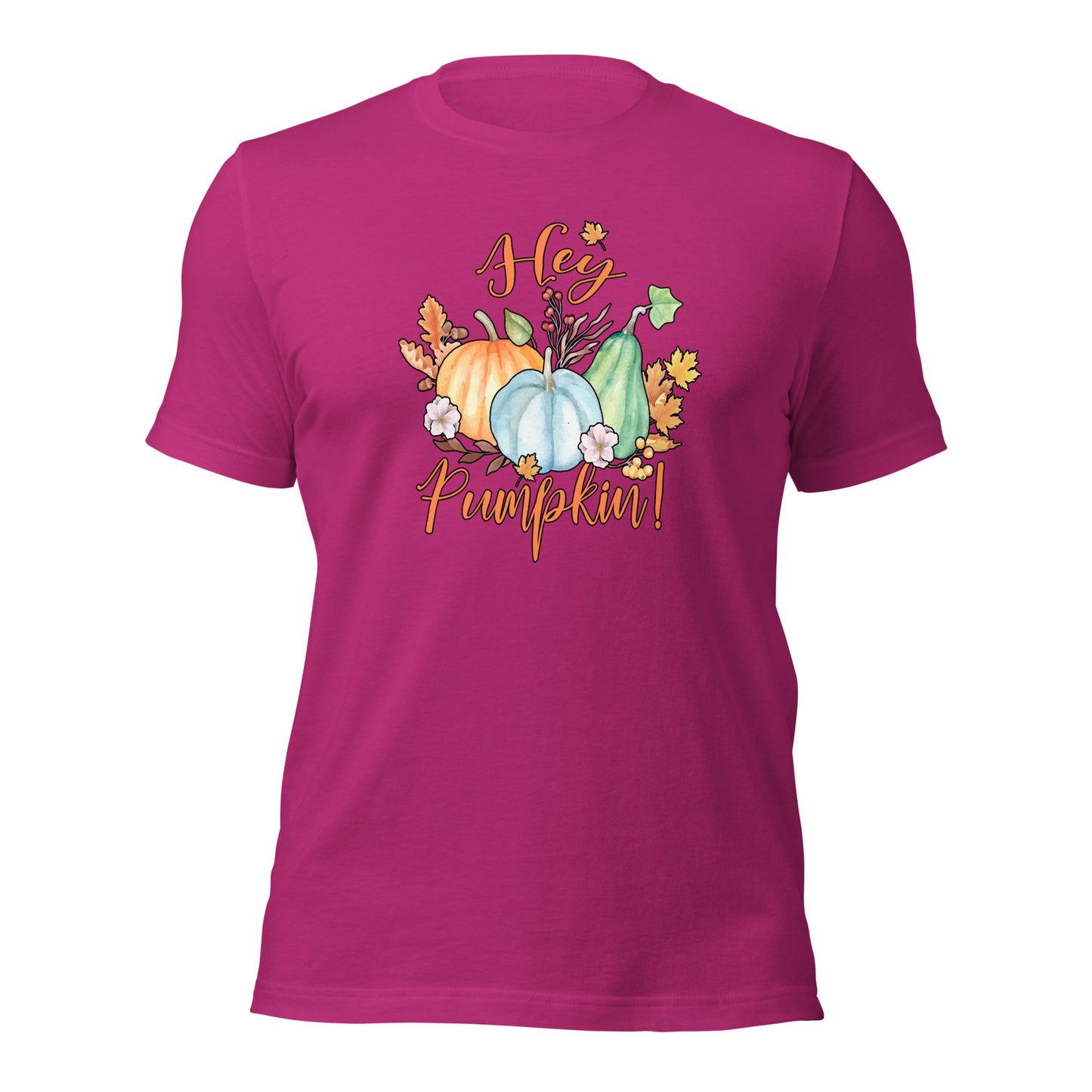 Hey Pumpkin Fall Thanksgiving Patch Unisex Light Shirt