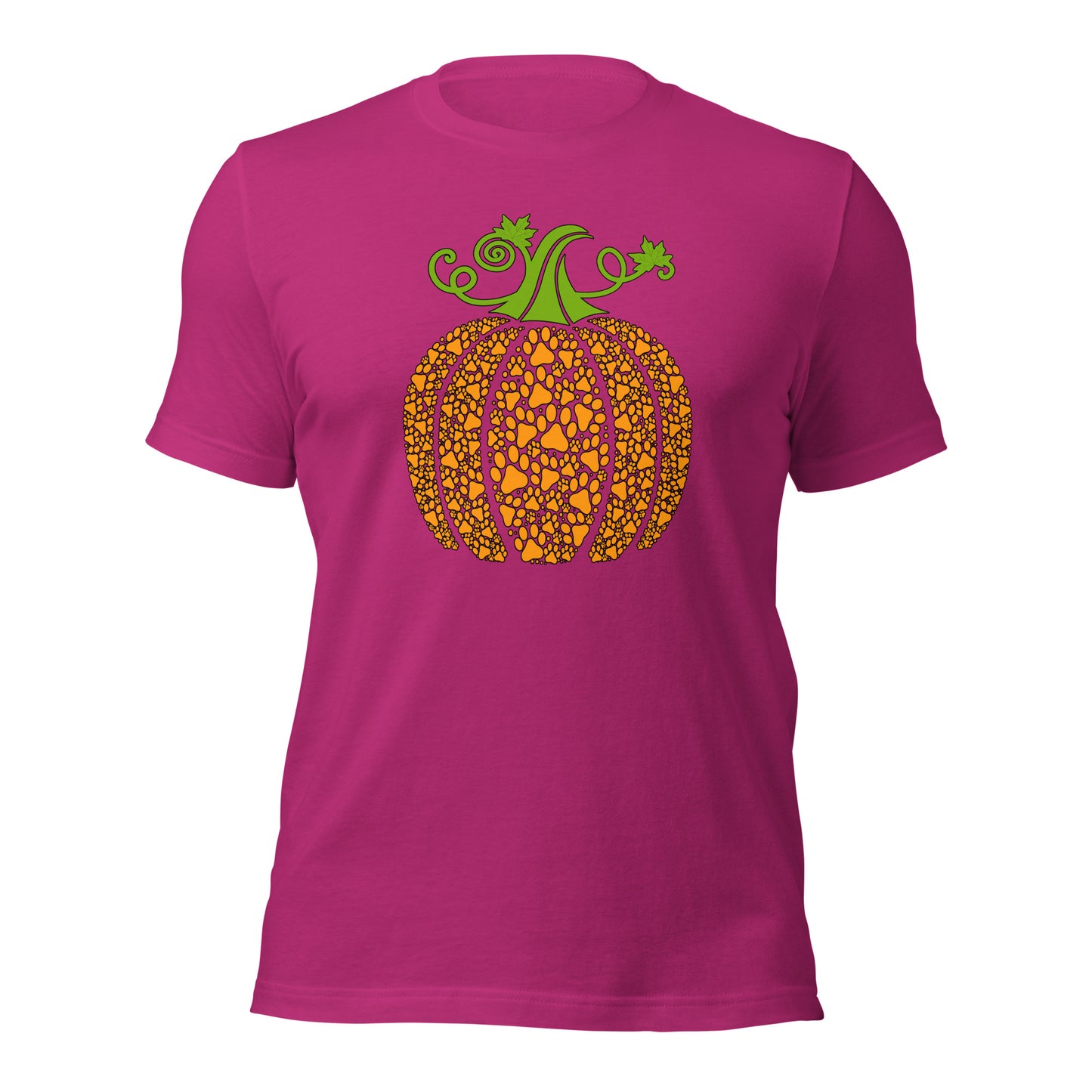 Animal Lover Pawkins Pumpkin Thanksgiving Day Unisex Light Shirt