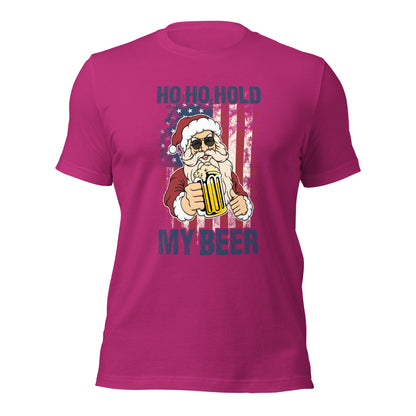 Ho Ho Hold My Beer Christmas In July Light Shirt