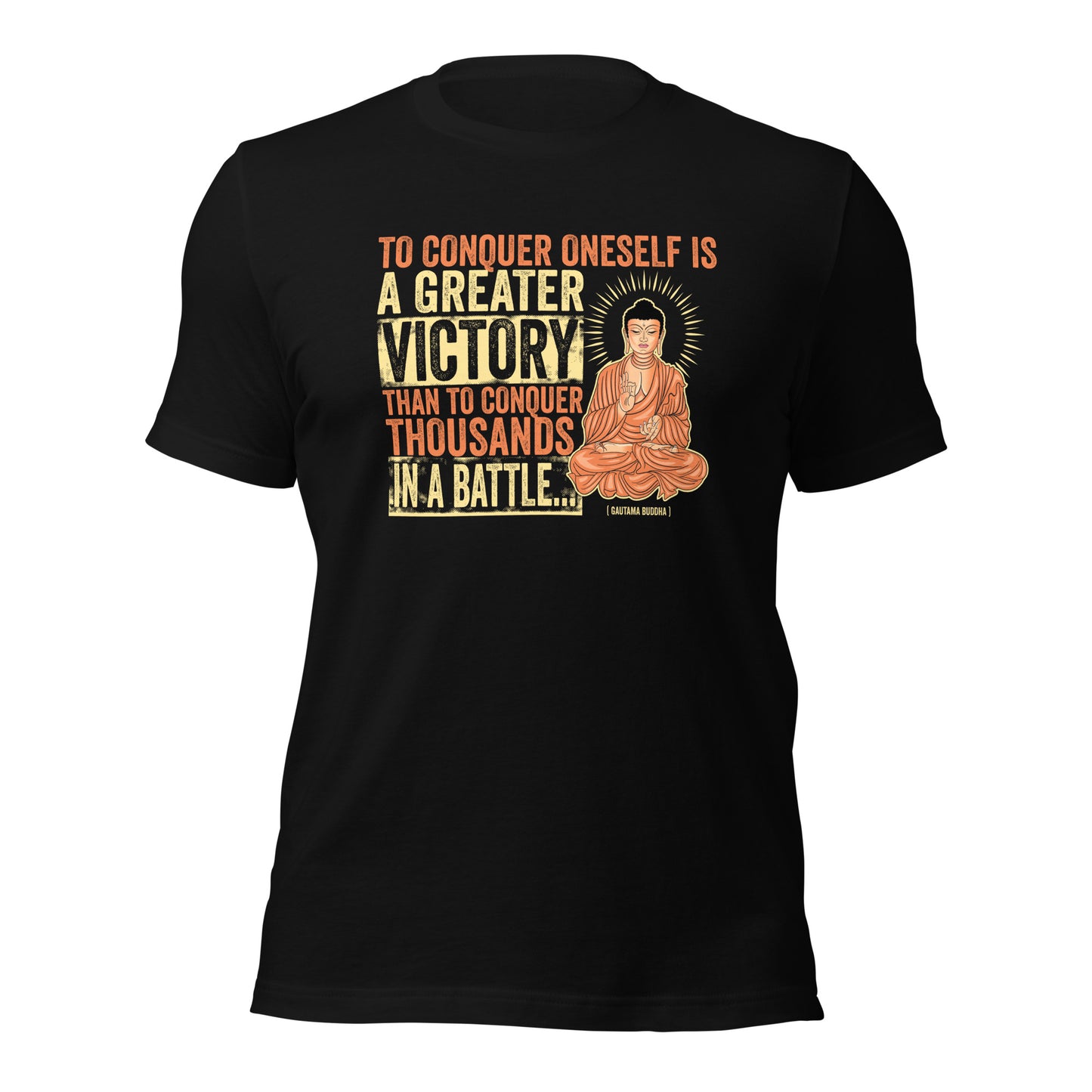 To Conquer Oneself Is A Greater Victory Inner Peace Shirt Unisex Dark Shirt