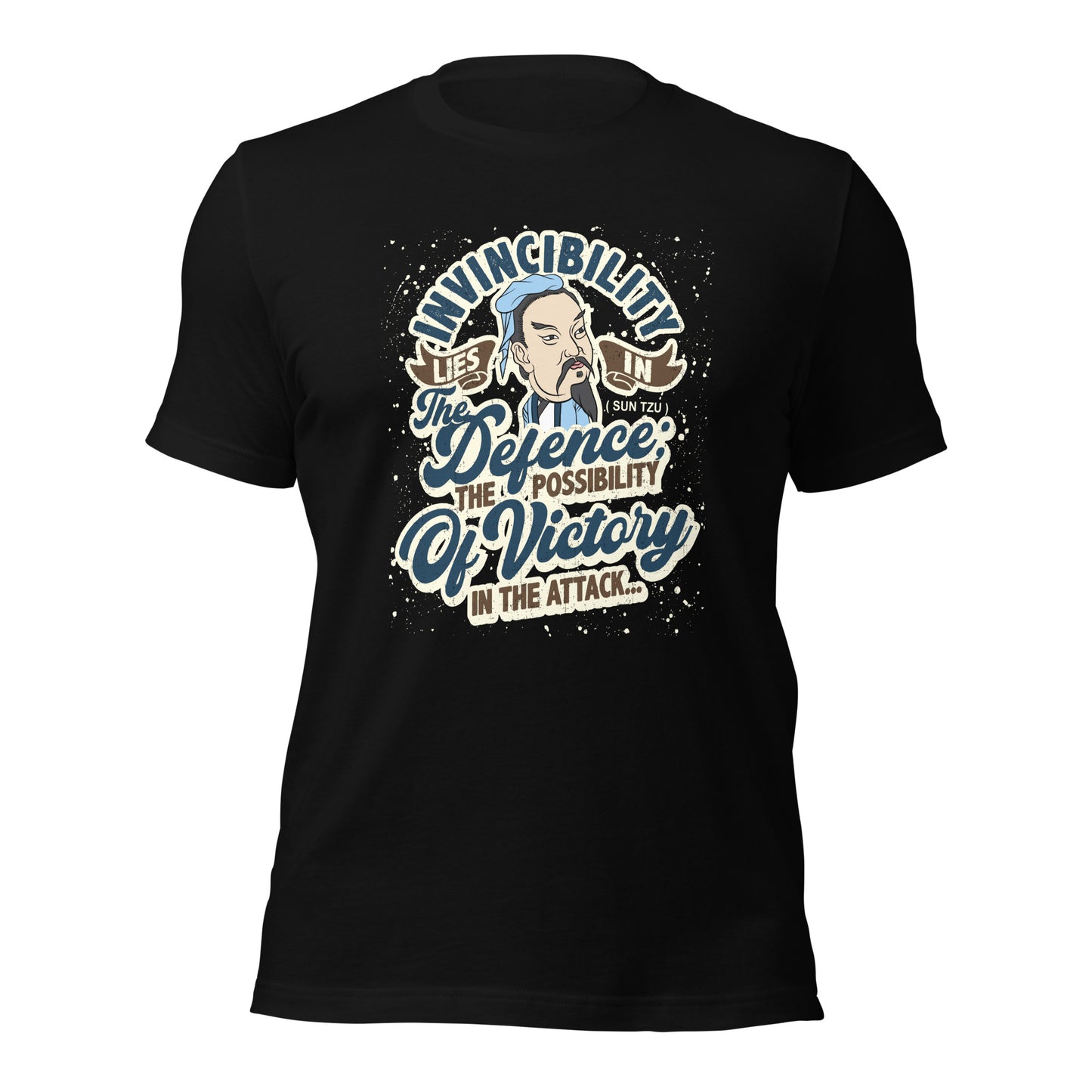 Invincibility lies in the defense, the possibility of victory Unisex Dark Tee