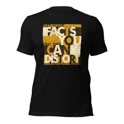 Get Your Facts Journalism Gift Vintage Unisex Dark Tee