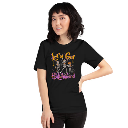 Let's Get HalloWeird Halloween Party Trick or Treat Unisex Dark Shirt