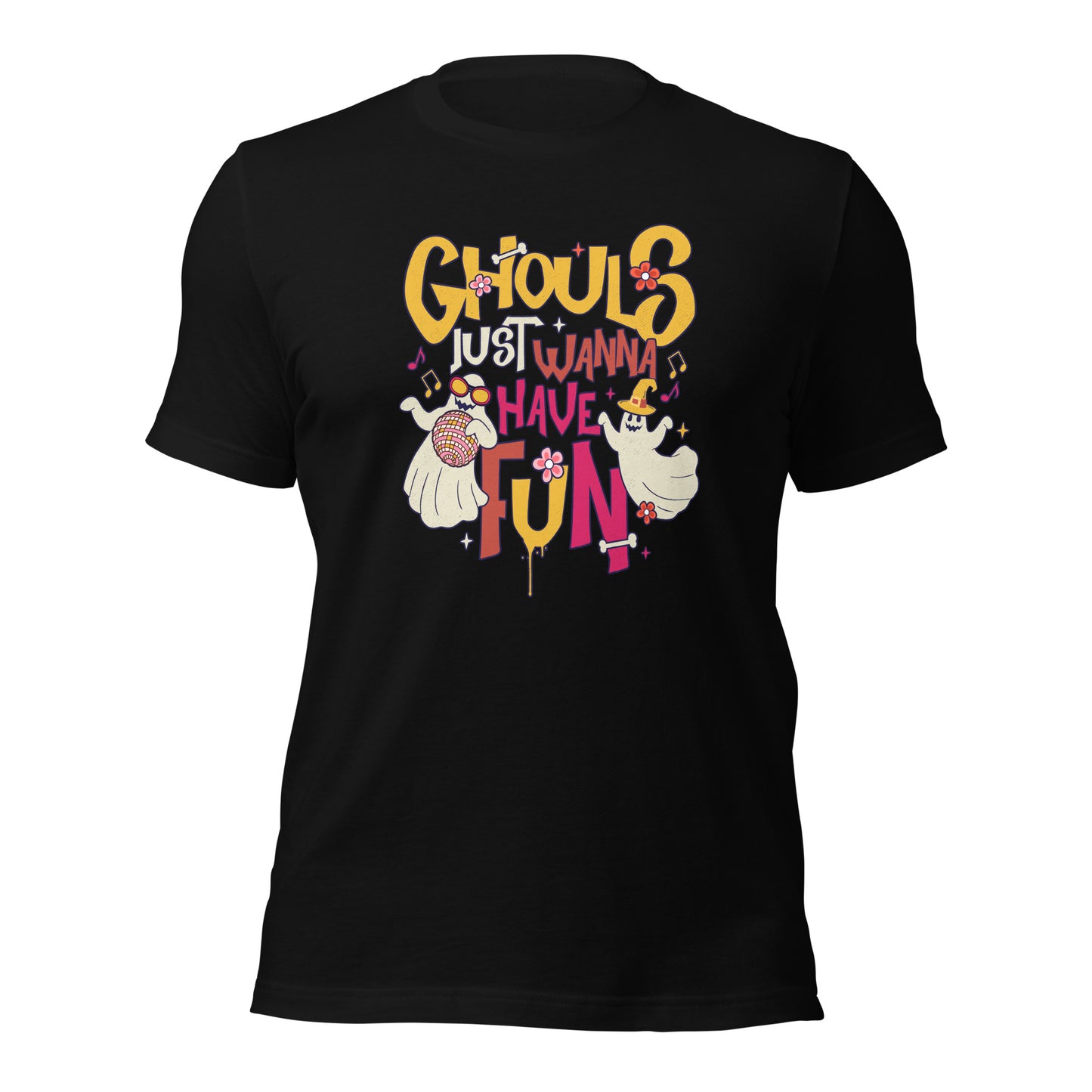 Ghouls Just Wanna Have Fun Party Ghost Halloween Unisex Dark Shirt