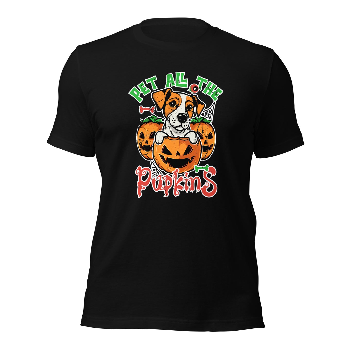 Pet All The Pupkins Purr Parent Animal Lover Unisex Dark Tee