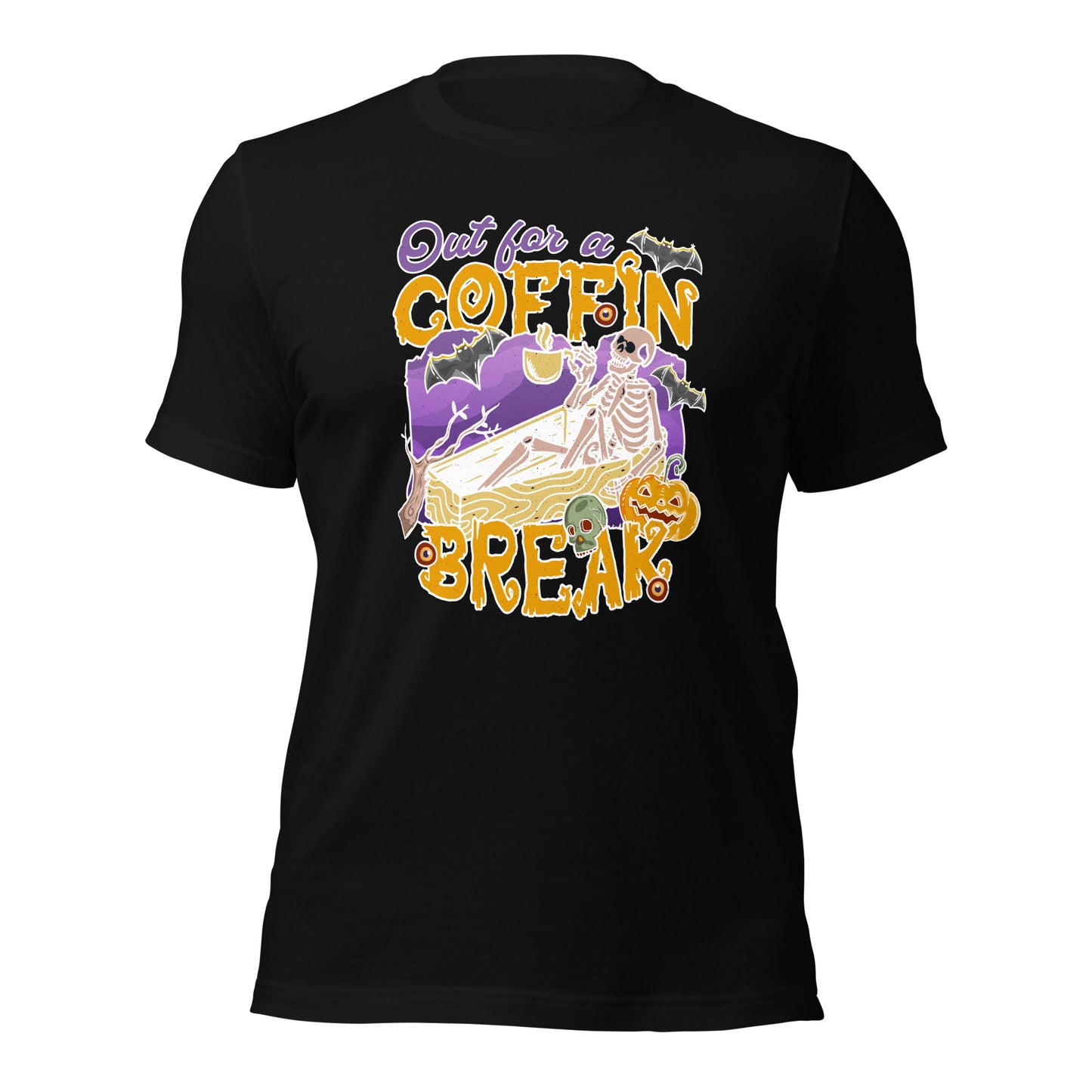 Out For A Coffin Break Coffee Lover Unisex Dark Shirt