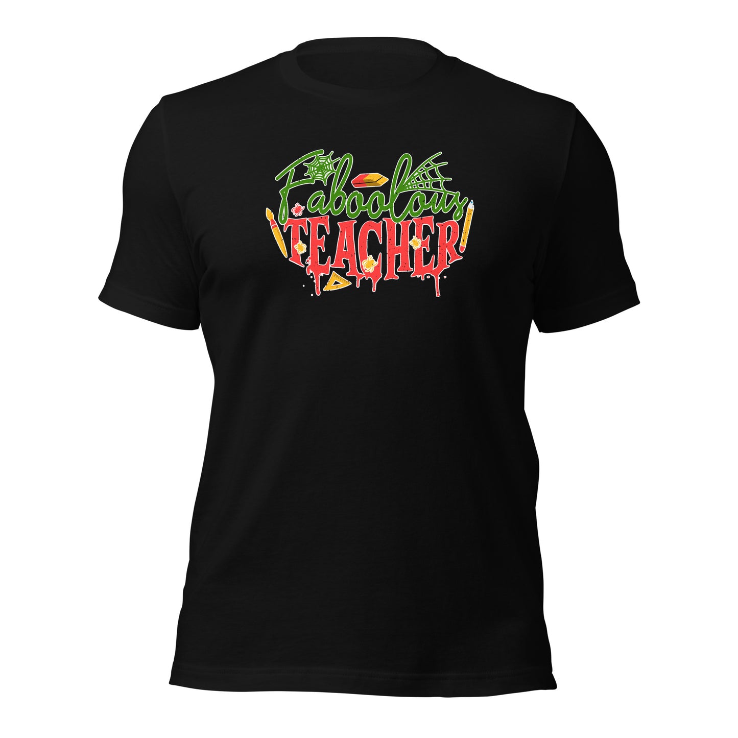 Faboolous Teacher Gift Idea For Teacher Halloween Unisex Dark Shirt