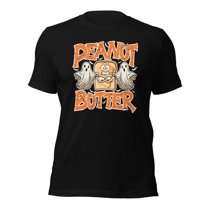 Halloween Peanut Butter Ghost & Butter Spooky Season Unisex Dark Tee