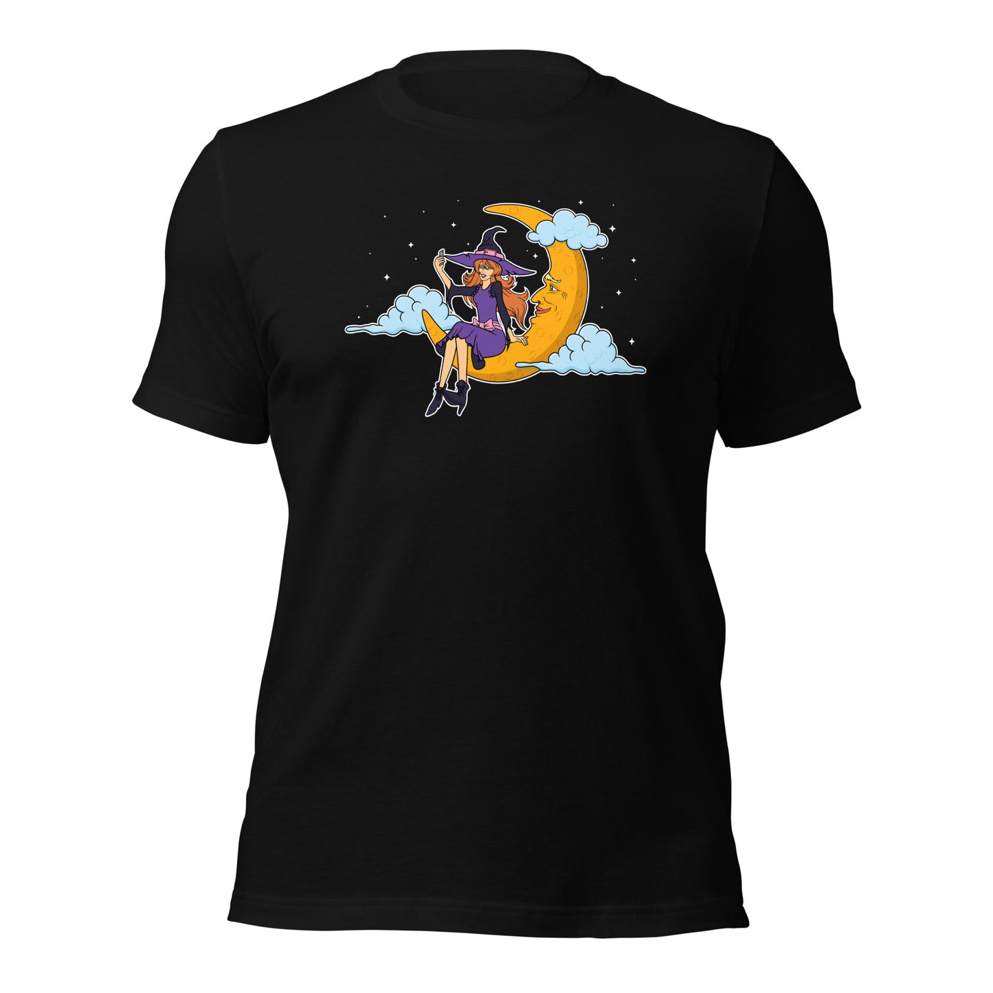 Mystic Lunar Witch Cute Halloween Unisex Dark Shirt