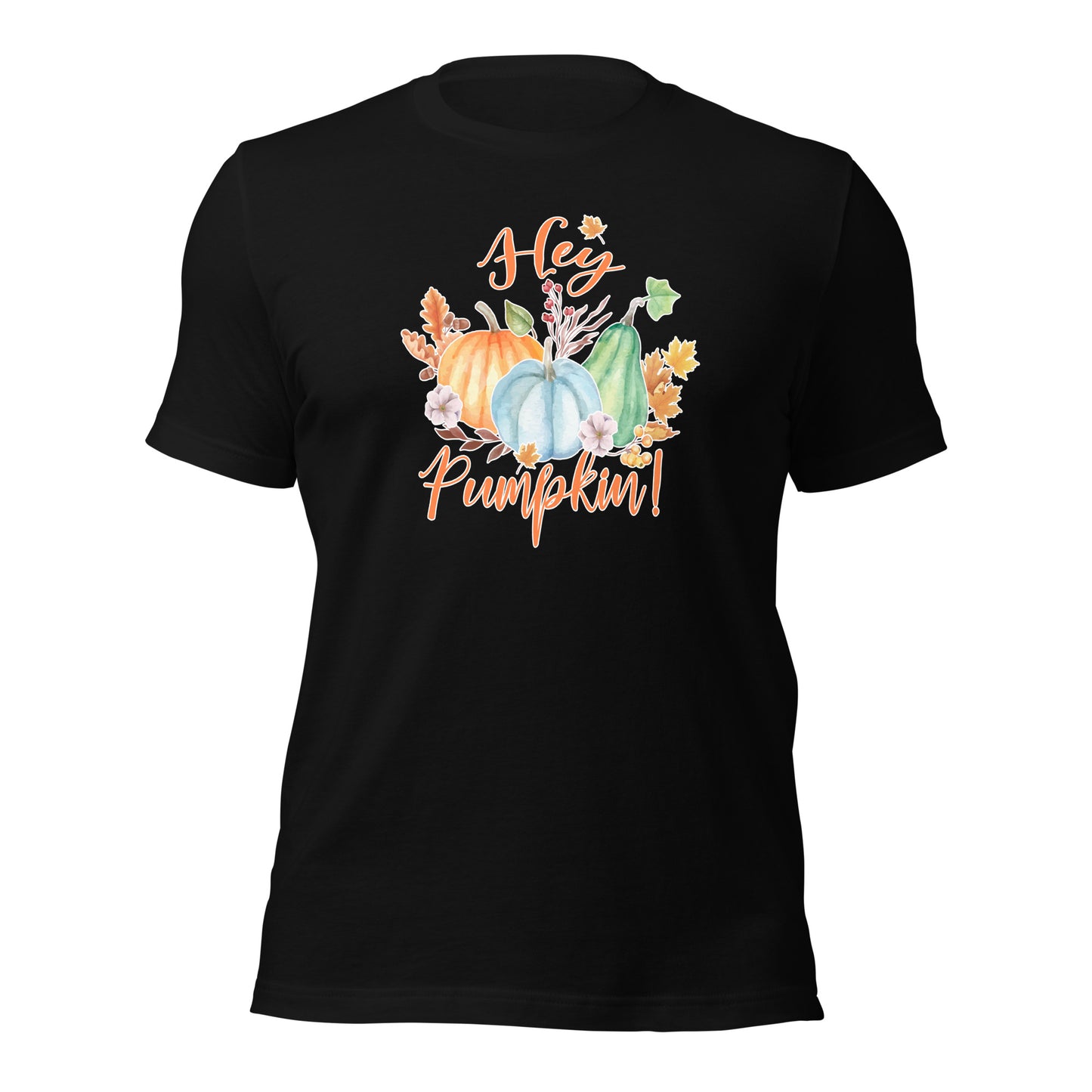 Hey Pumpkin Fall Thanksgiving Patch Unisex Dark Shirt