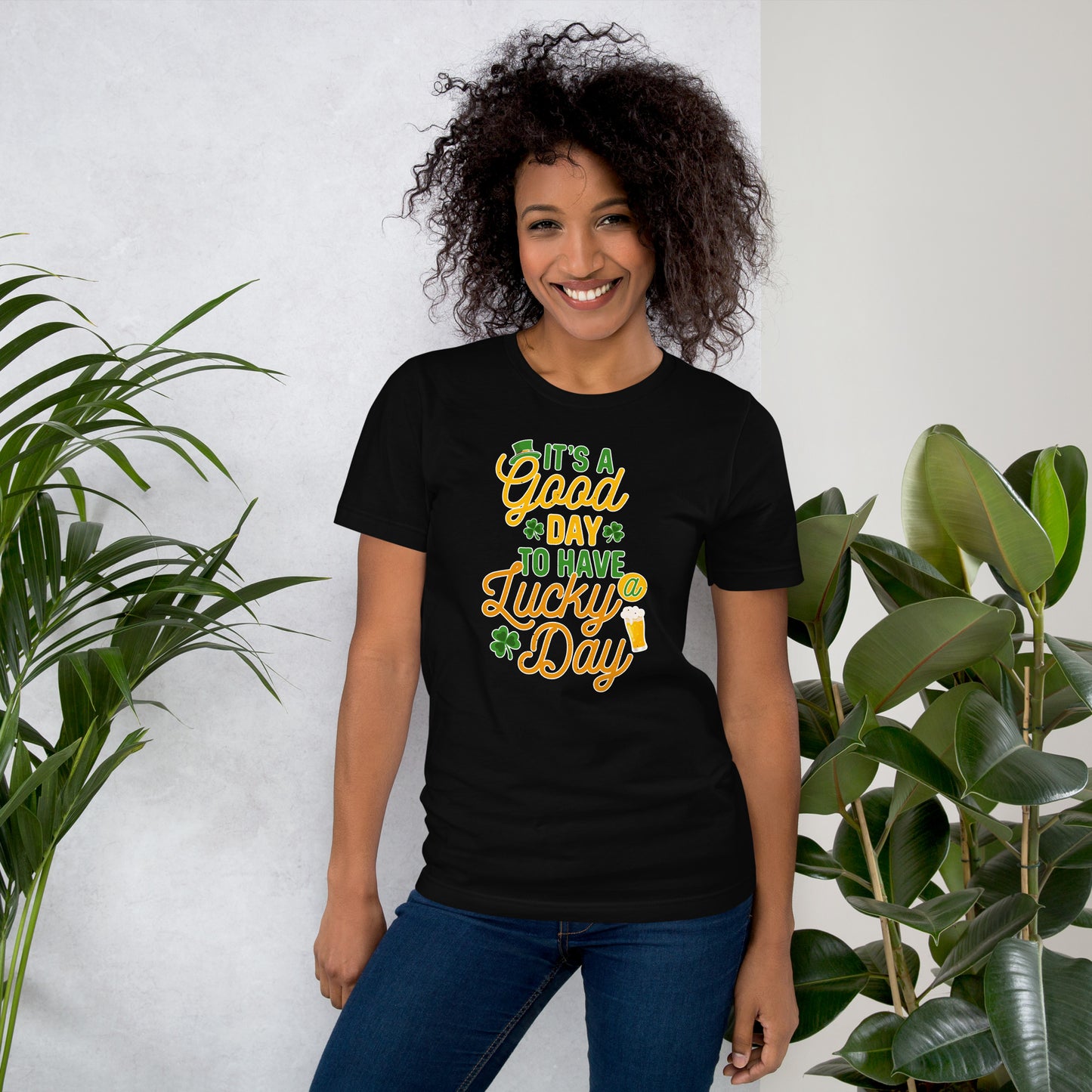 It's A Good Day To Have A Lucky Day St. Patricks Day Shamrock Unisex Dark Shirt