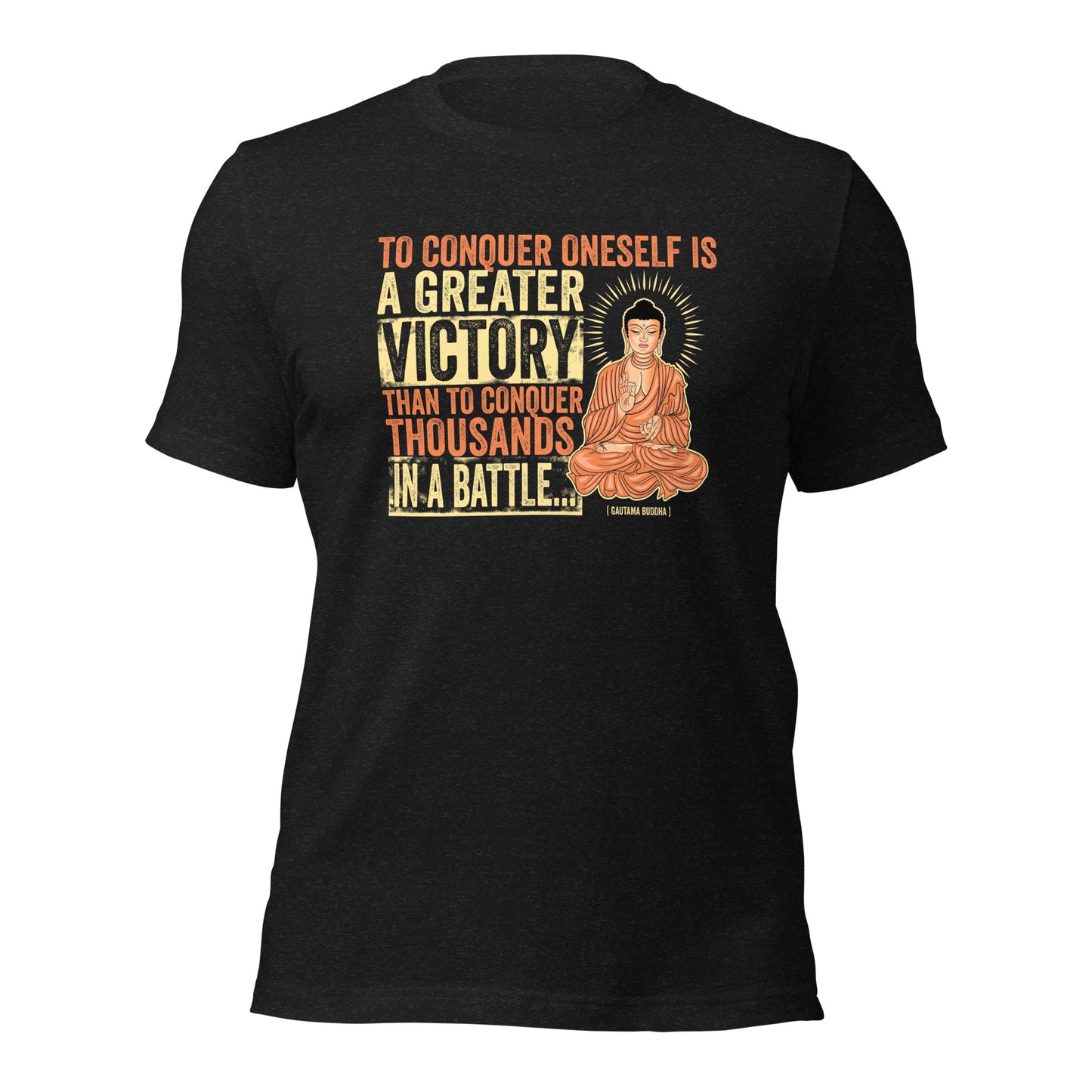 To Conquer Oneself Is A Greater Victory Inner Peace Shirt Unisex Dark Shirt