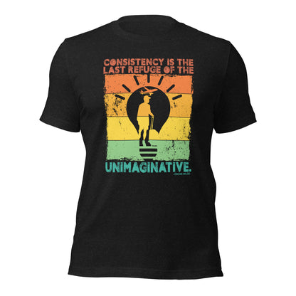 Consistency Is The Last Refuge Of The Unimaginative Retro Aviation Unisex Dark Shirt