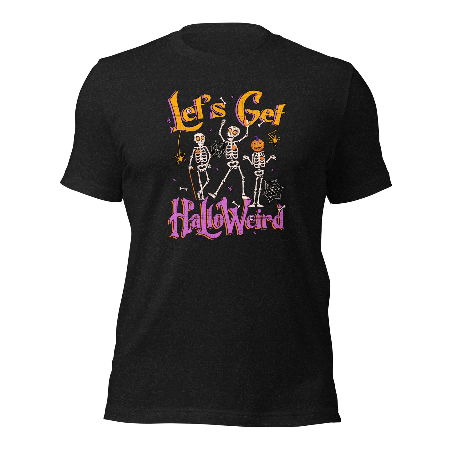 Let's Get HalloWeird Halloween Party Trick or Treat Unisex Dark Shirt