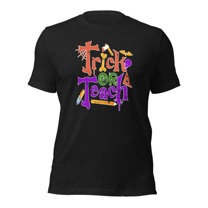 Trick Or Teach Funny Teacher Halloween Unisex Dark Shirt