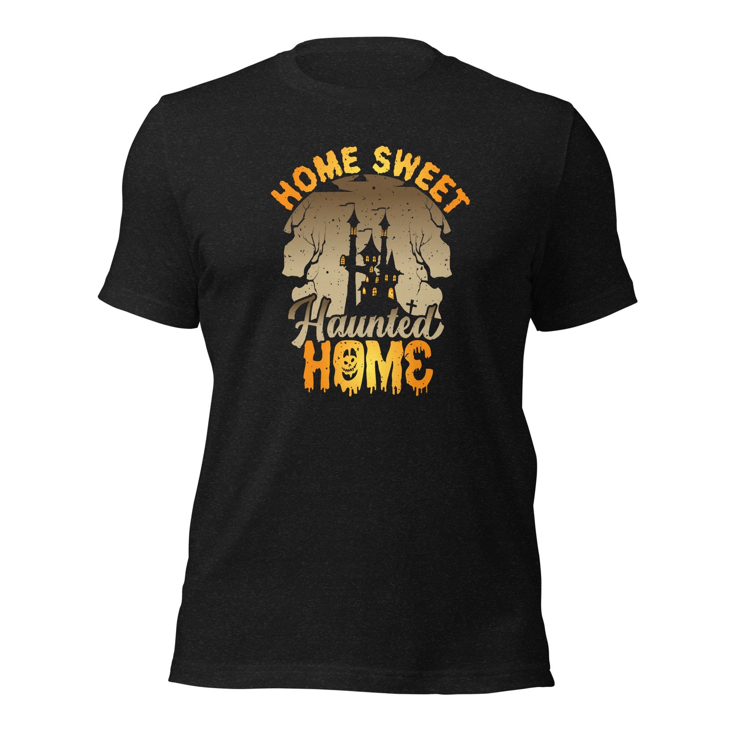 Home Sweet Haunted Home Real Estate Halloween Unisex Dark Shirt