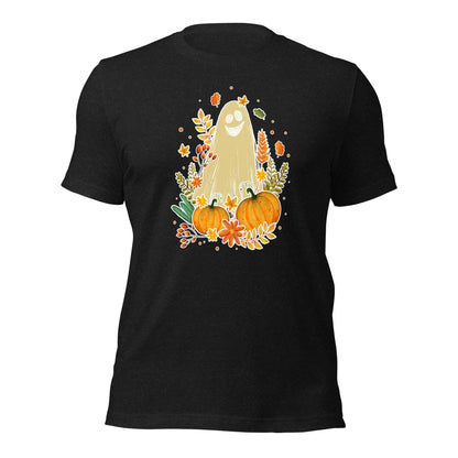 Spooky Ghost Autumn Fall Thanksgiving Unisex Dark Shirt