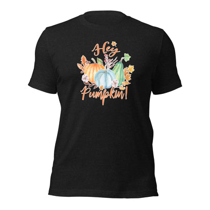 Hey Pumpkin Fall Thanksgiving Patch Unisex Dark Shirt