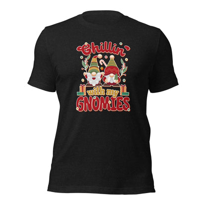 Chillin With My Gnomies Christmas Unisex Dark Shirt