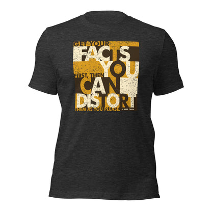 Get Your Facts Journalism Gift Vintage Unisex Dark Tee