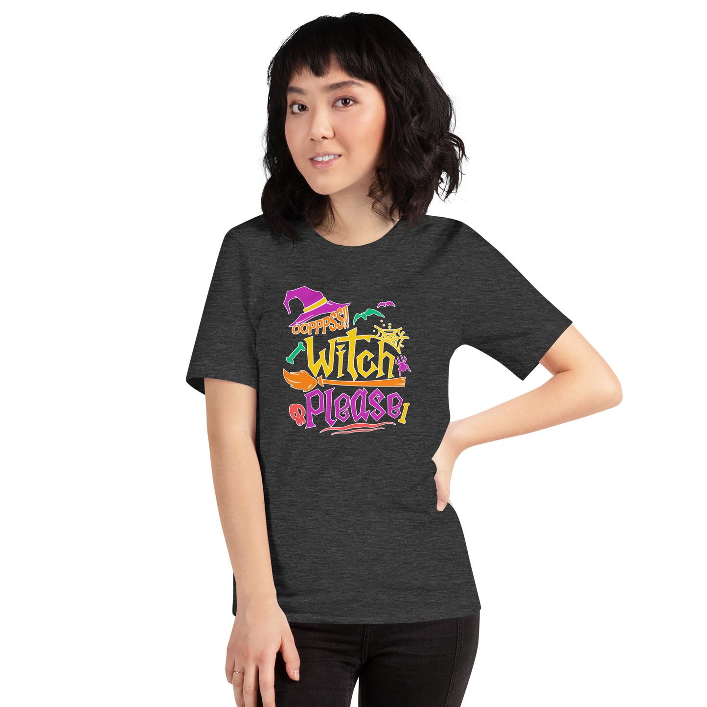 Ooppss Witch Please Halloween Spooky Season Unisex Dark Shirt