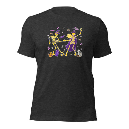 Dancing Skeleton Halloween Dias De Los Muertos Unisex Dark Shirt