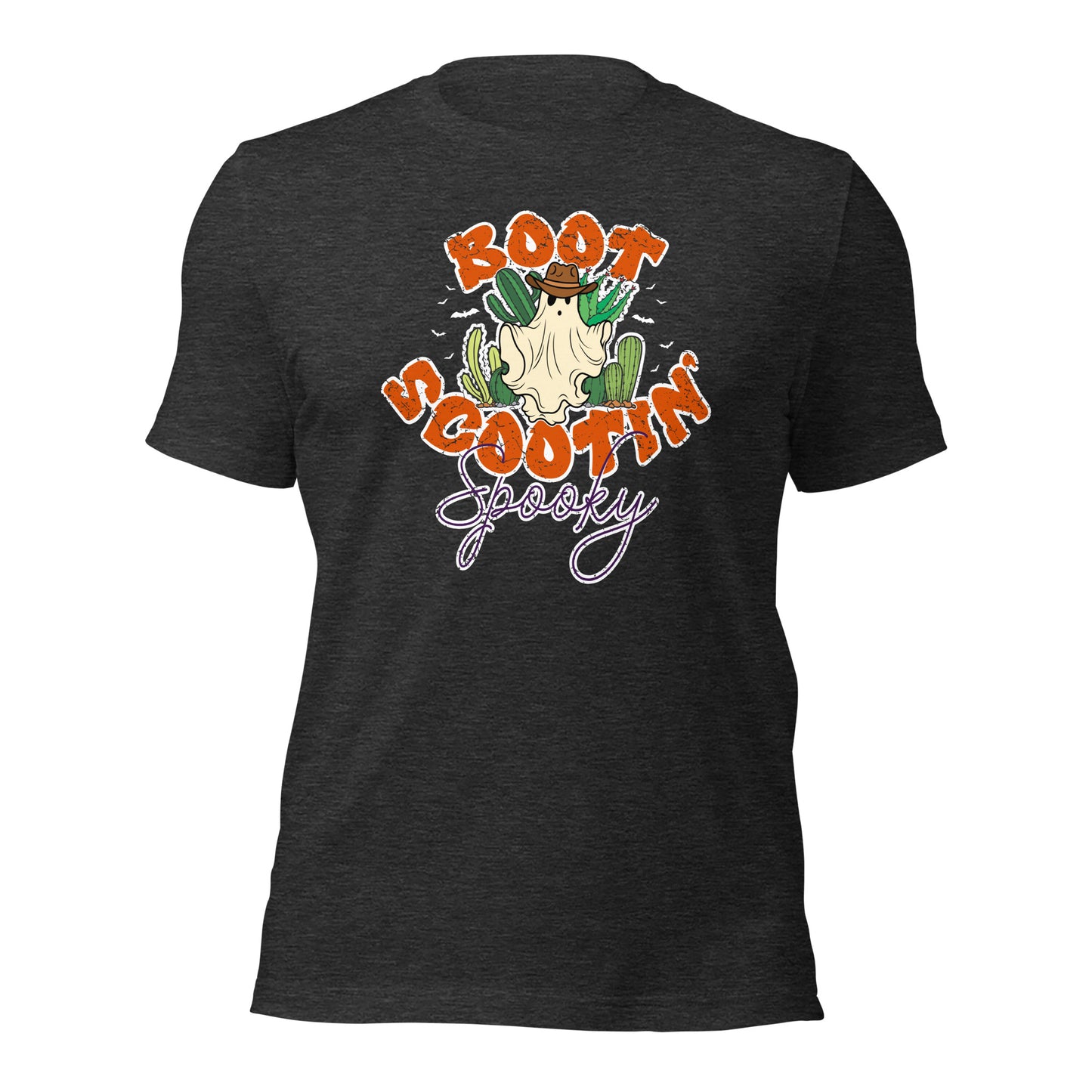 Boot Scootin Spooky Cowboy Western Spooky Halloween Unisex Dark Shirt