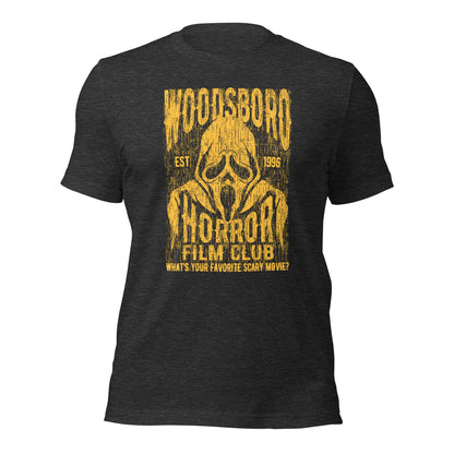 Woodsboro Horror Film Club Movie Lover Halloween Dark Shirt