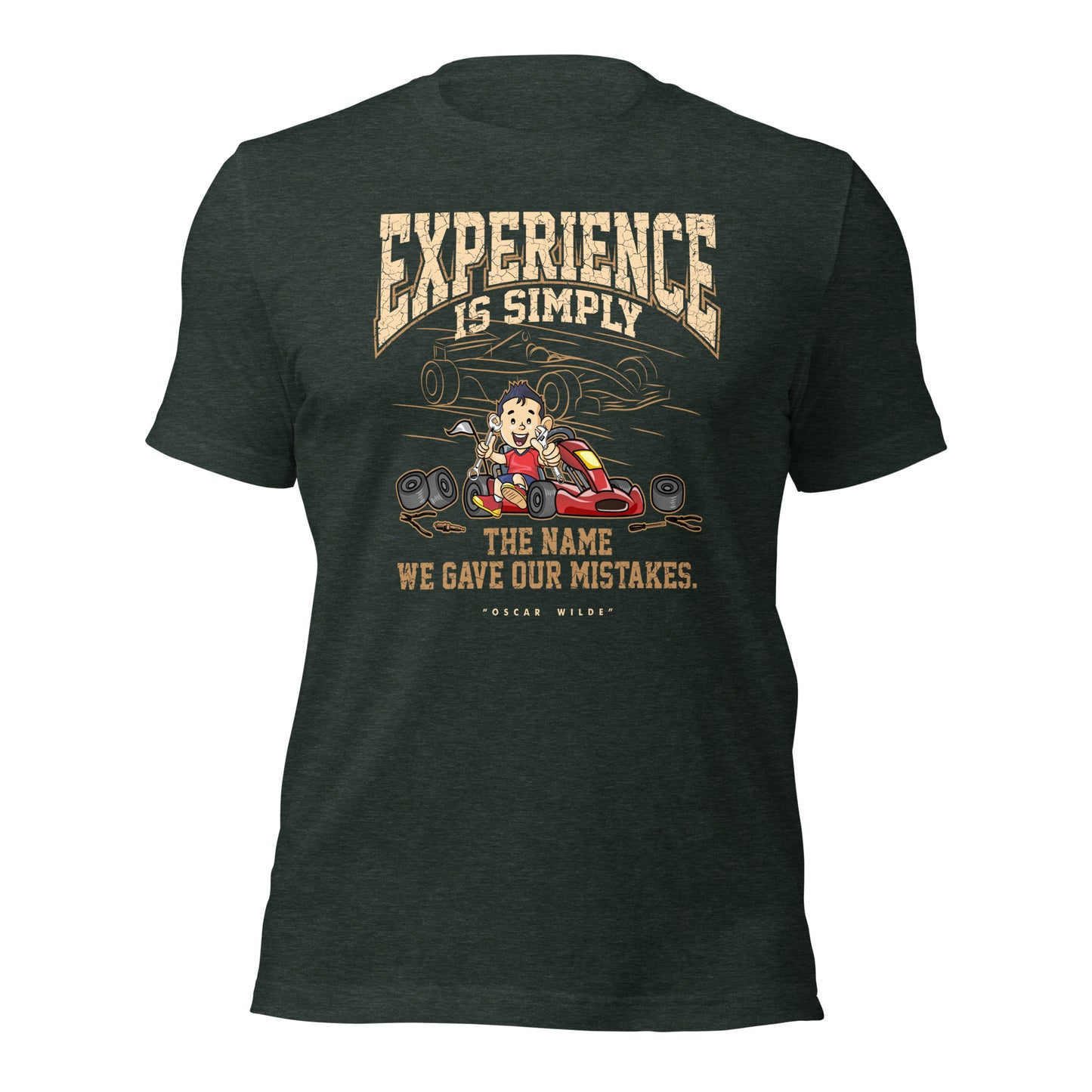 Mechanic Tee Experience Is Simply The Name We Gave Our Mistakes Unisex Dark Shirt