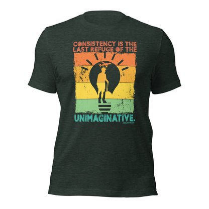 Consistency Is The Last Refuge Of The Unimaginative Retro Aviation Unisex Dark Shirt