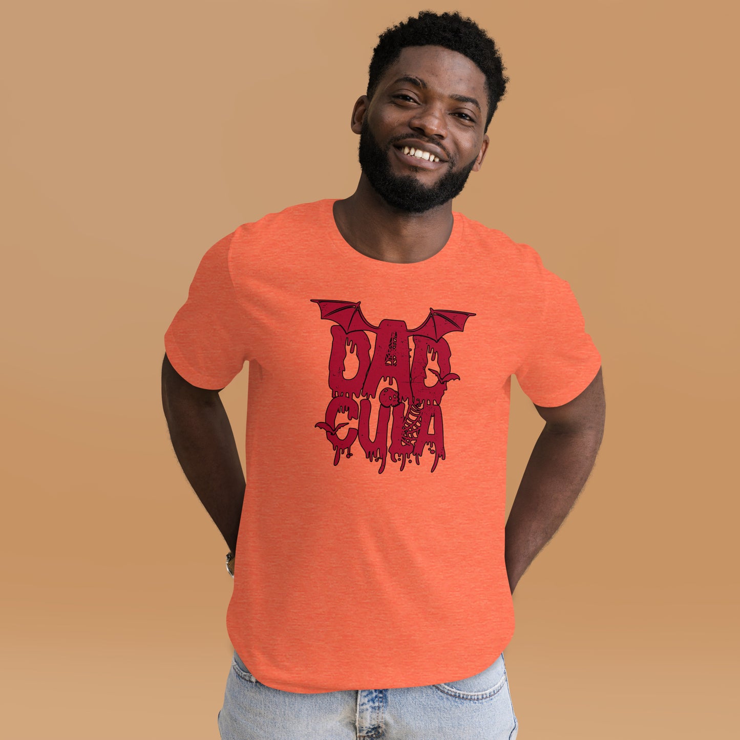 Dadcula Spooky Halloweeen For Dad Light Shirt