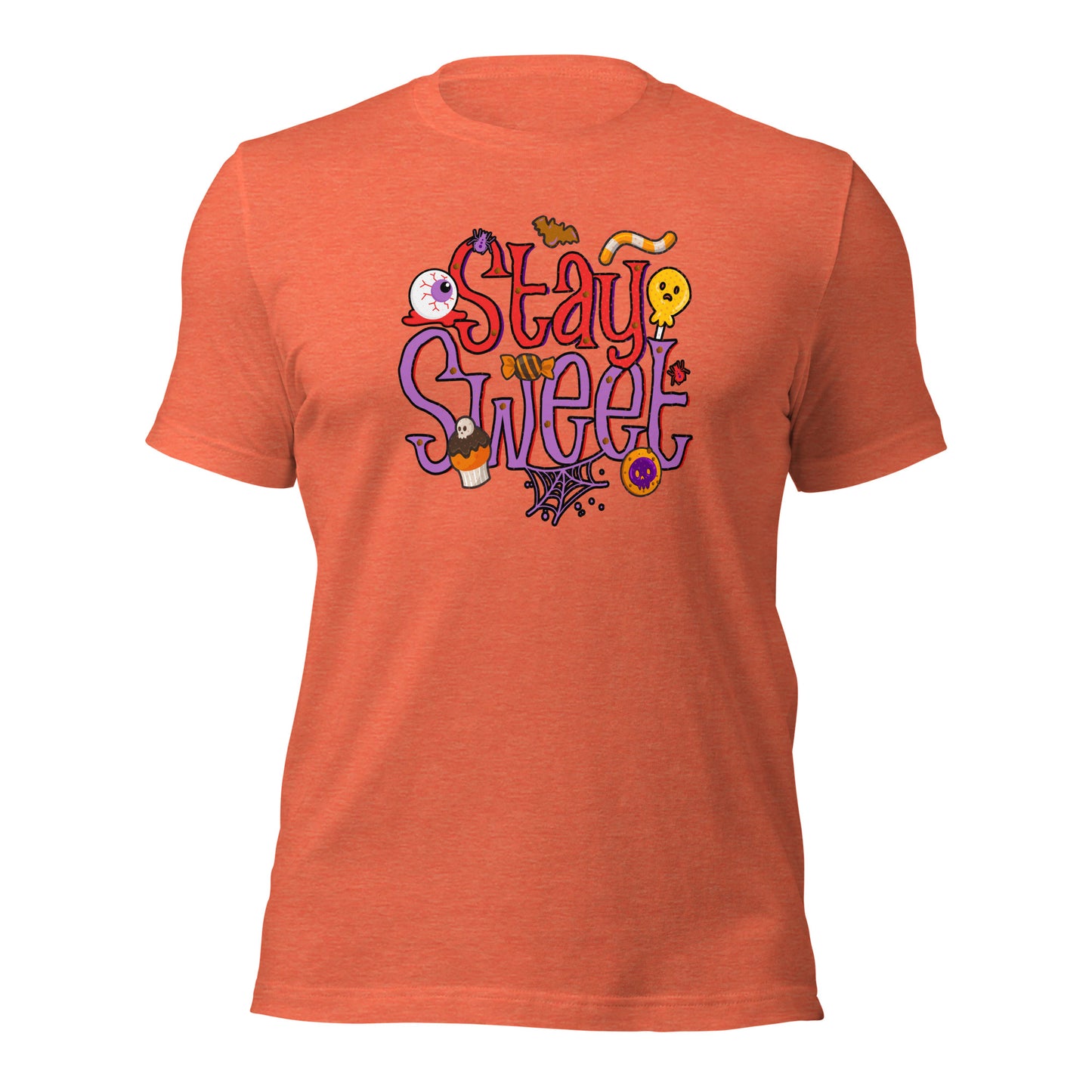 Halloween Candy Trick or Treat Stay Sweet Unisex Light Shirt