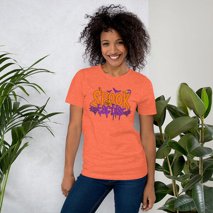 Spooktacular Halloween Spooky Season Unisex Light Tshirt