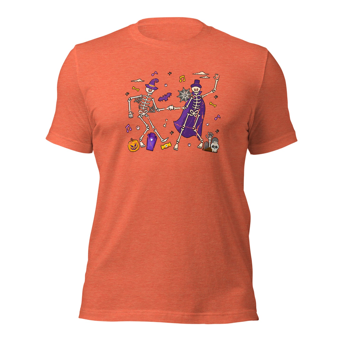 Dancing Skeleton Halloween Dias De Los Muertos Unisex Light Shirt