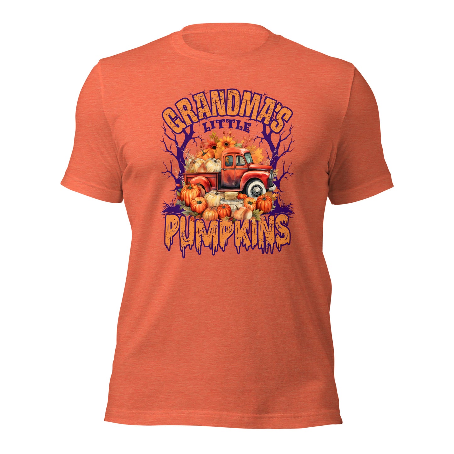 Grandma's Little PUmpkins grandchildren Halloween Unisex Light Shirt